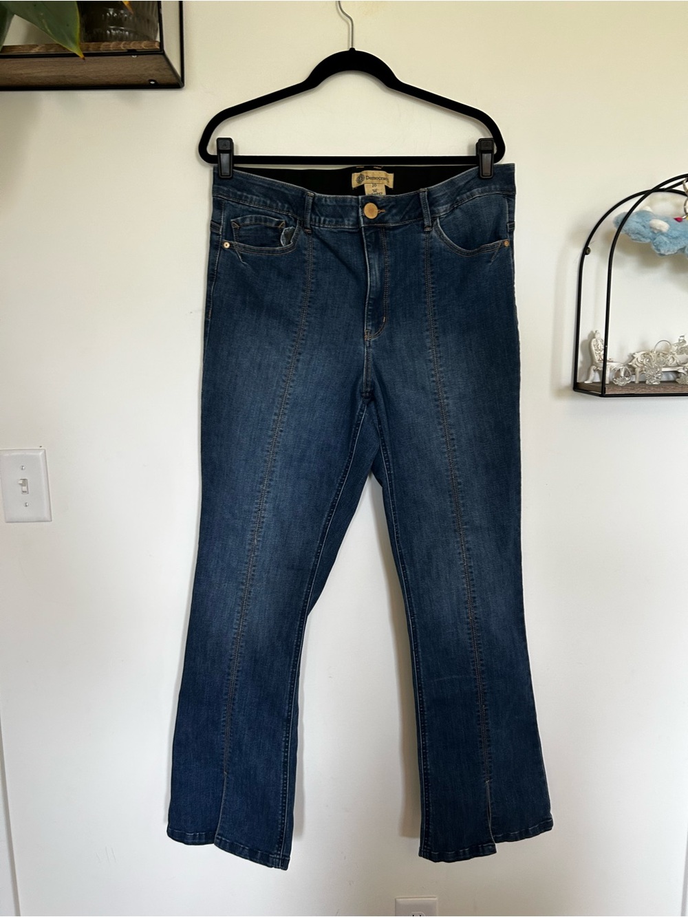 Democracy Dark Blue Flare Jeans